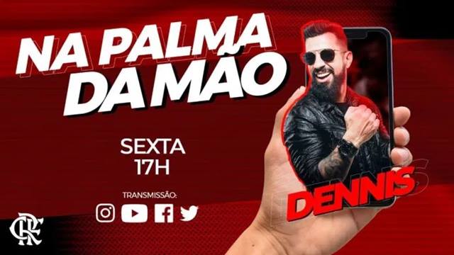 Dennis DJ fará live show na FlaTv nesta sexta-feira (10)