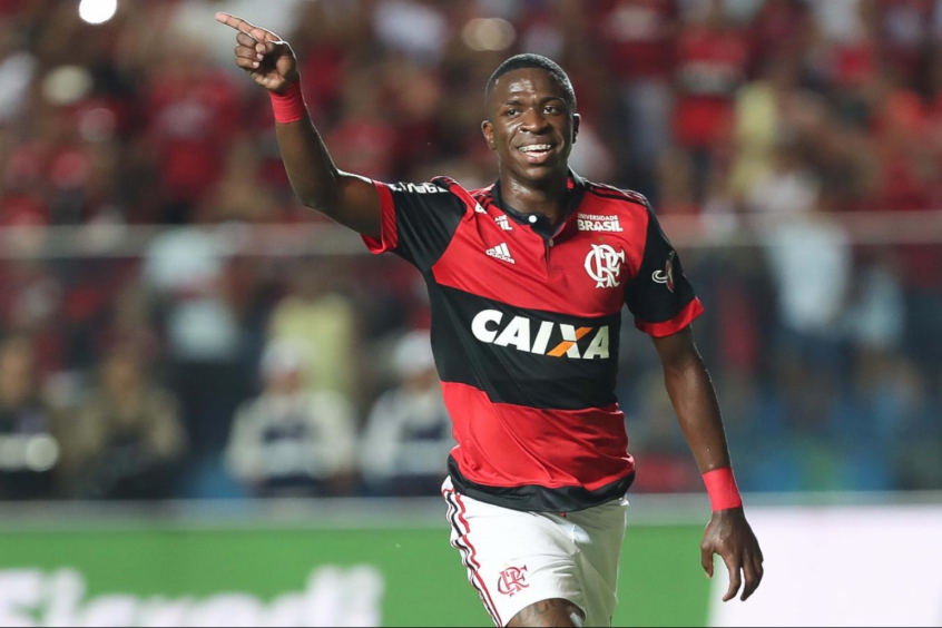 Vinícius Júnior faz promessa para a torcida do Flamengo