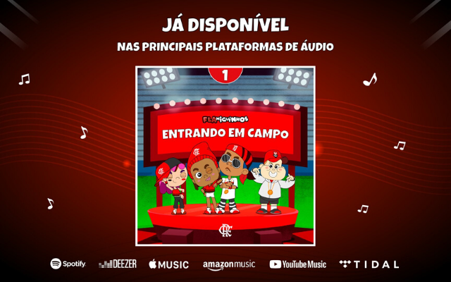 Canal Flamiguinhos lança álbum no Spotify e outras plataformas de áudio