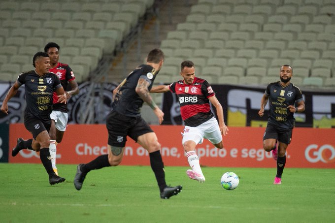 Flamengo joga mal e é derrotado pelo Ceará