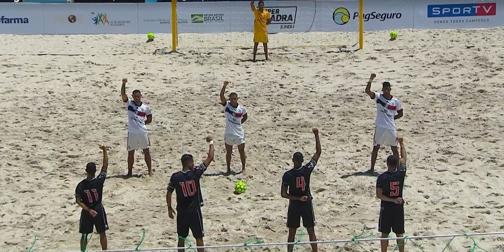 Flamengo leva a virada e é eliminado no Beach Soccer pelo Vasco