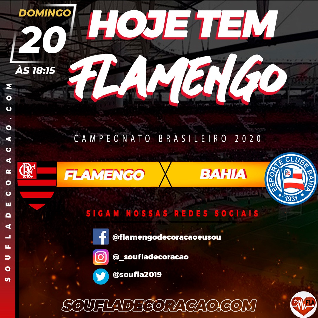 Flamengo x Bahia – Saiba onde assistir