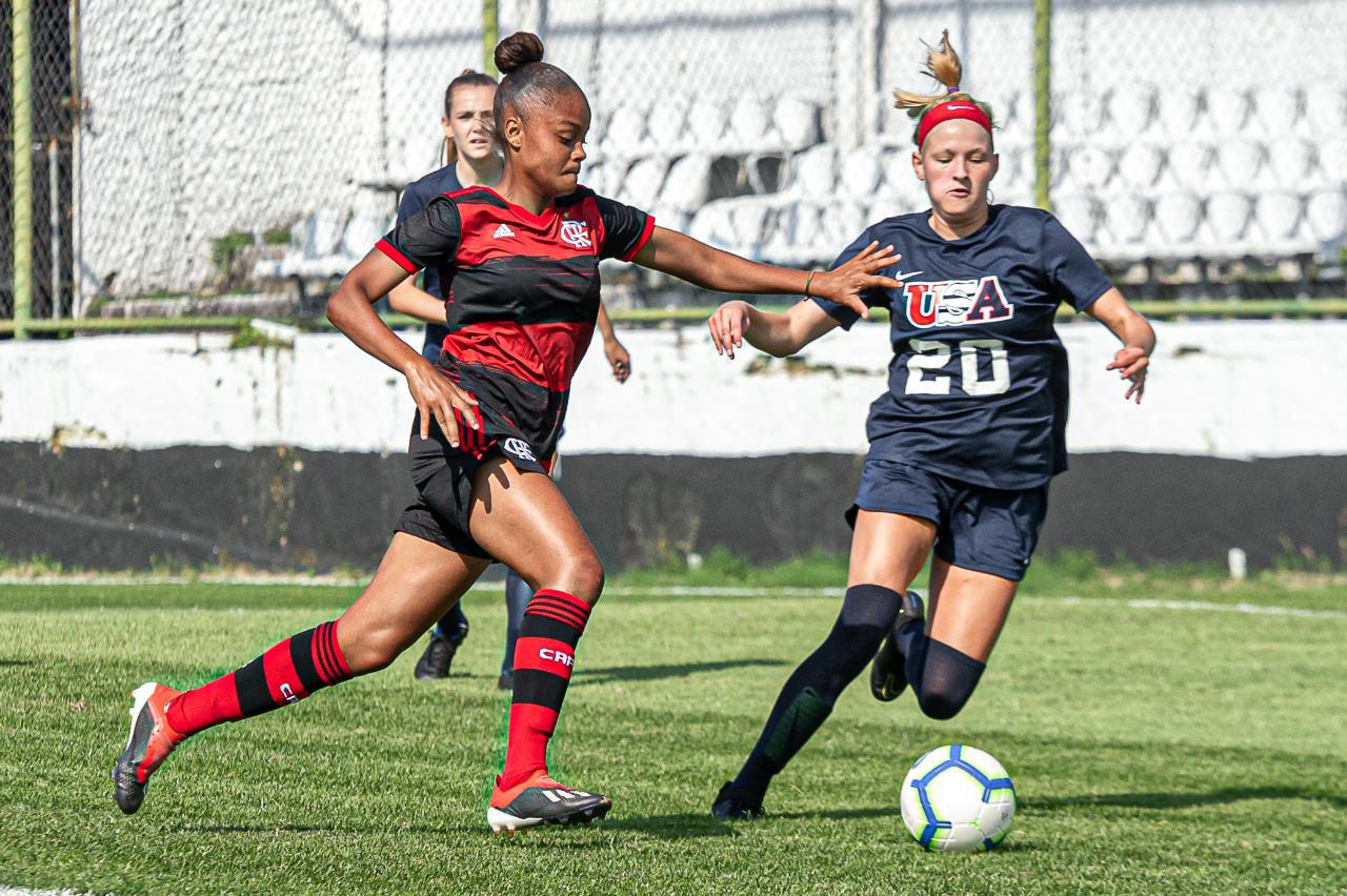 Flamengo Sub-18 goleia USA All-Stars em amistoso preparatório