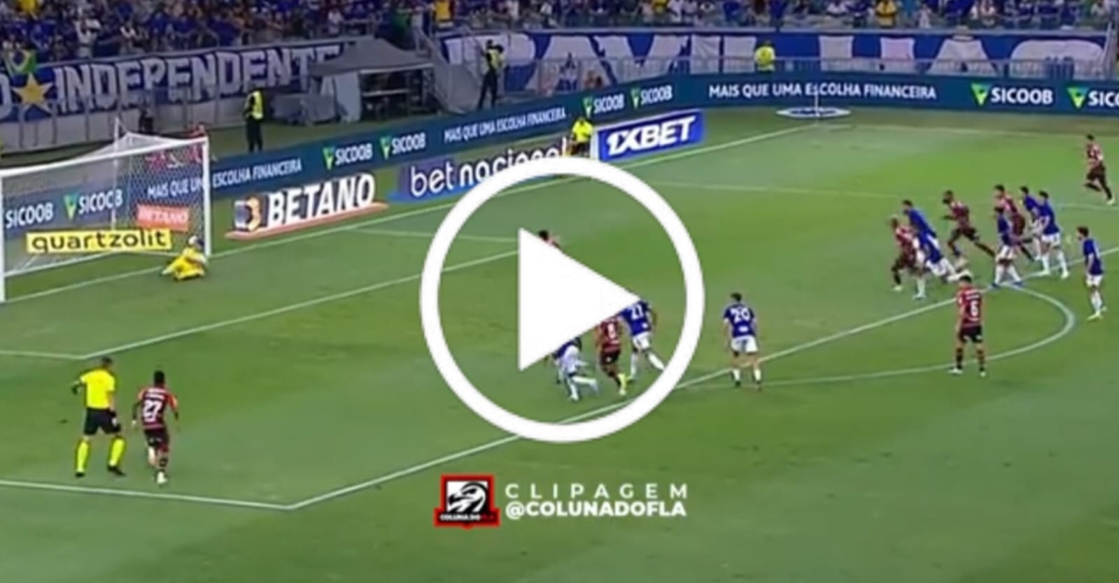 [VÍDEO] Pedro marca e abre 2 a 0 para o Flamengo em cima do Cruzeiro
