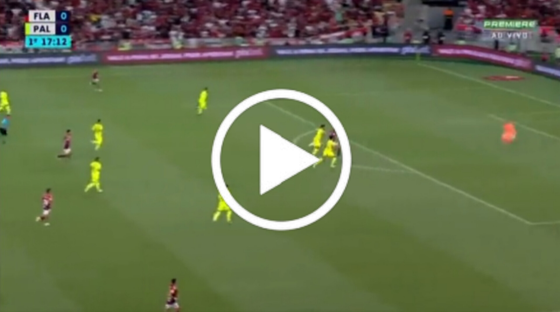 [VÍDEO] Pedro faz um golaço e abre o placar contra o Palmeiras