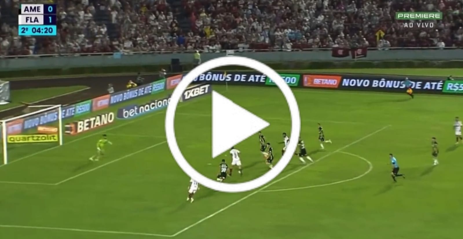 [VÍDEO] Pedro faz um golaço e abre 2 x 0 para o Flamengo