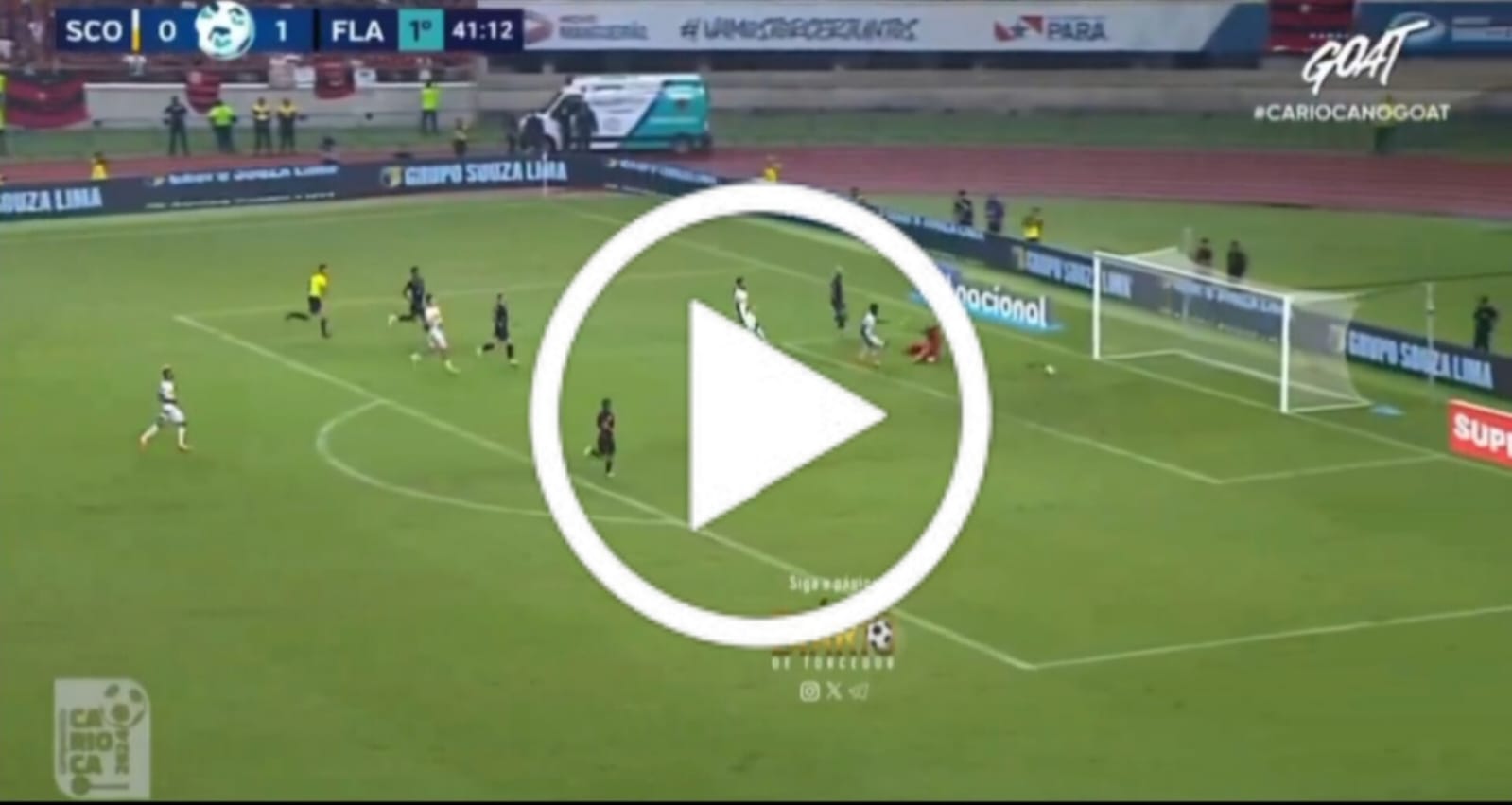 [VÍDEO] Gabigol sai da “seca” e balança as redes contra o Sampaio Corrêa