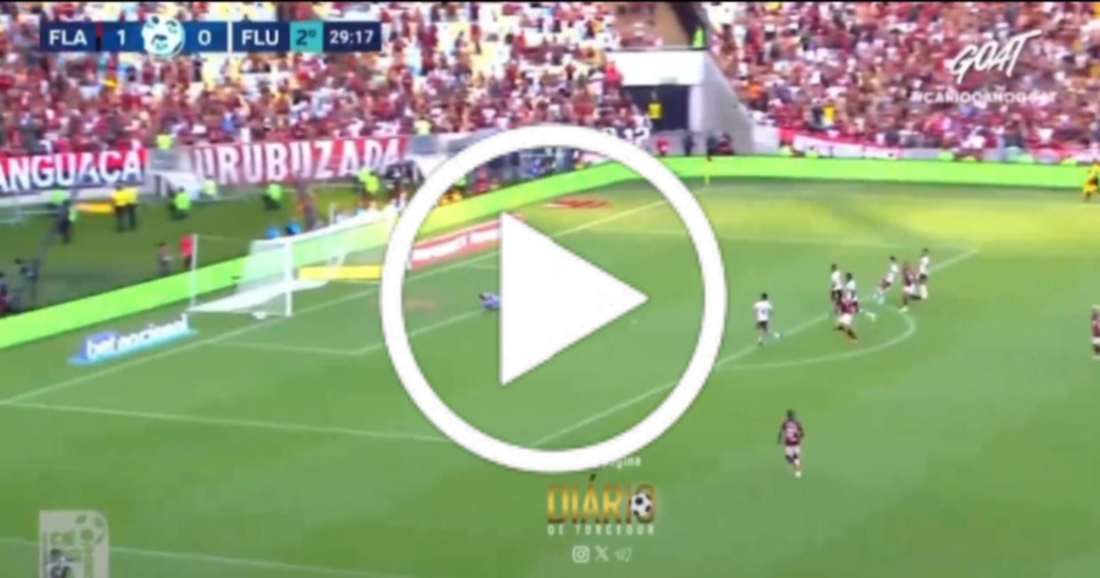 [VÍDEO] Cebolinha faz golaço em linda jogada do Flamengo