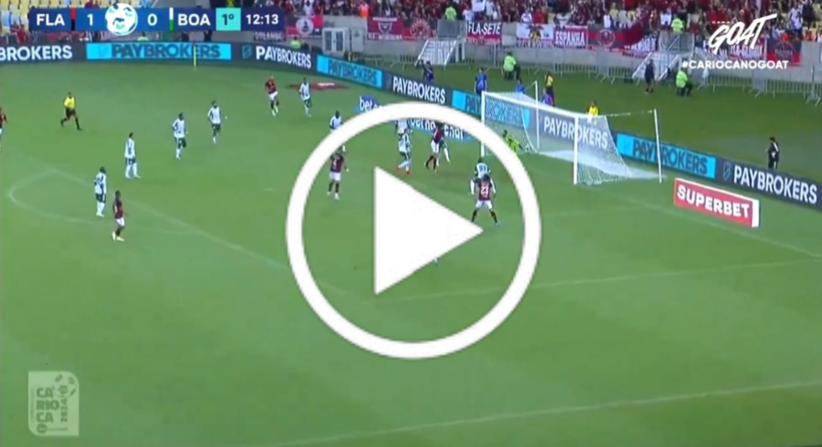 [VÍDEO] Pedro amplia para o Flamengo em cima do Boavista