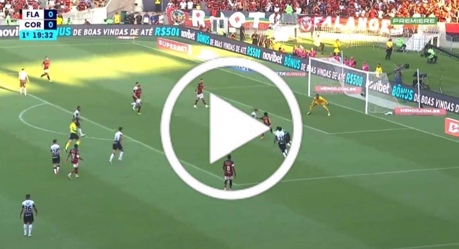 [VÍDEO] Pedro faz um golaço e abre o placar em cima do Corinthians