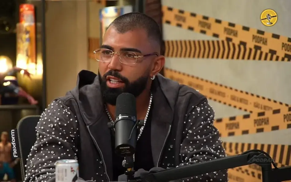 Gabigol fica do lado do Flamengo e cutuca o Palmeiras